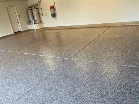 finished garage floor coating